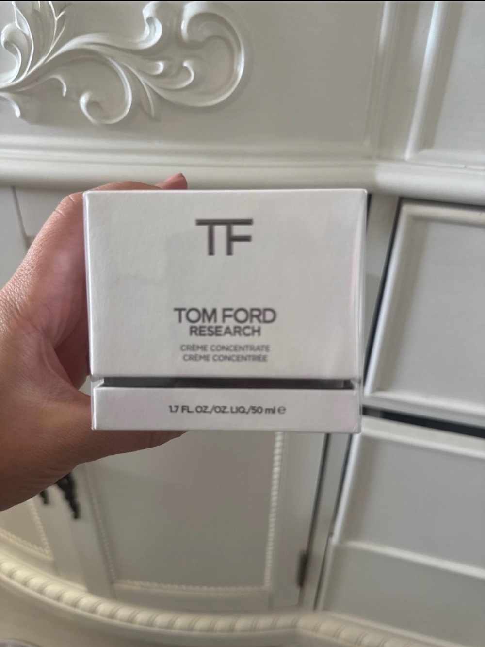 Tom Ford Research Crème Concentrate — White & Silver Accents
